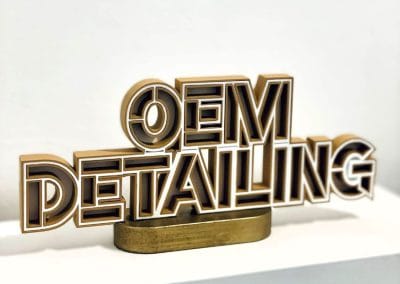 3D Printed Logo Statuette