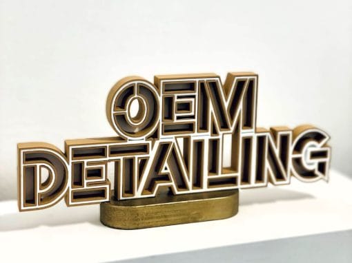 3D Printed Logo Statuette